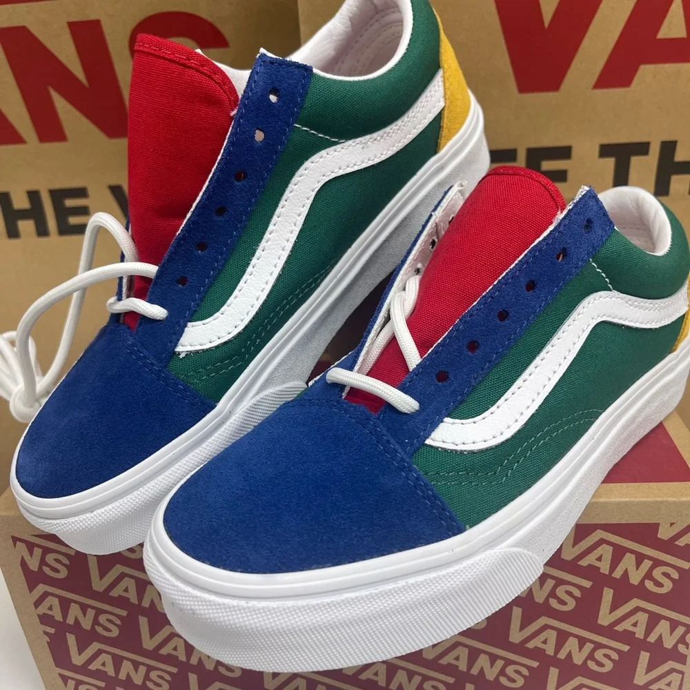 Vans Women's Old Skool (Vans Yacht Club) Blue/Green Sneakers
VN0A38G1R1Q - Picture 10 of 16